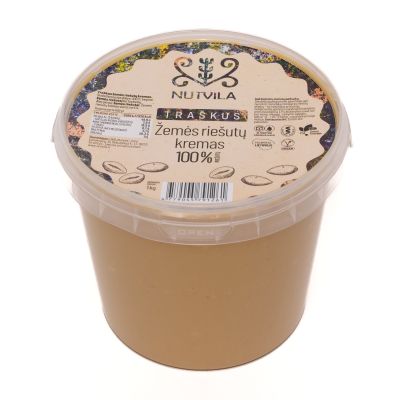 Peanut cream with pieces of nuts, NUTVILA, 1 kg
